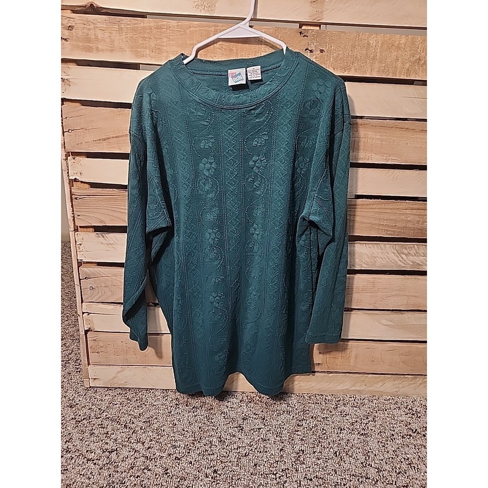 Vintage 90's First Run Green Sweater‎ Size Medium